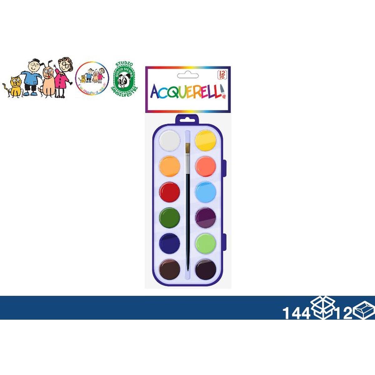 Acquerelli 12pz