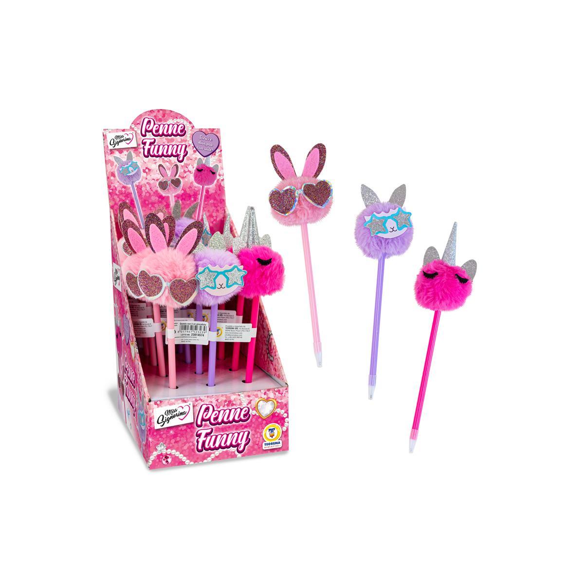 Penne Funny In Peluche 3 Colori