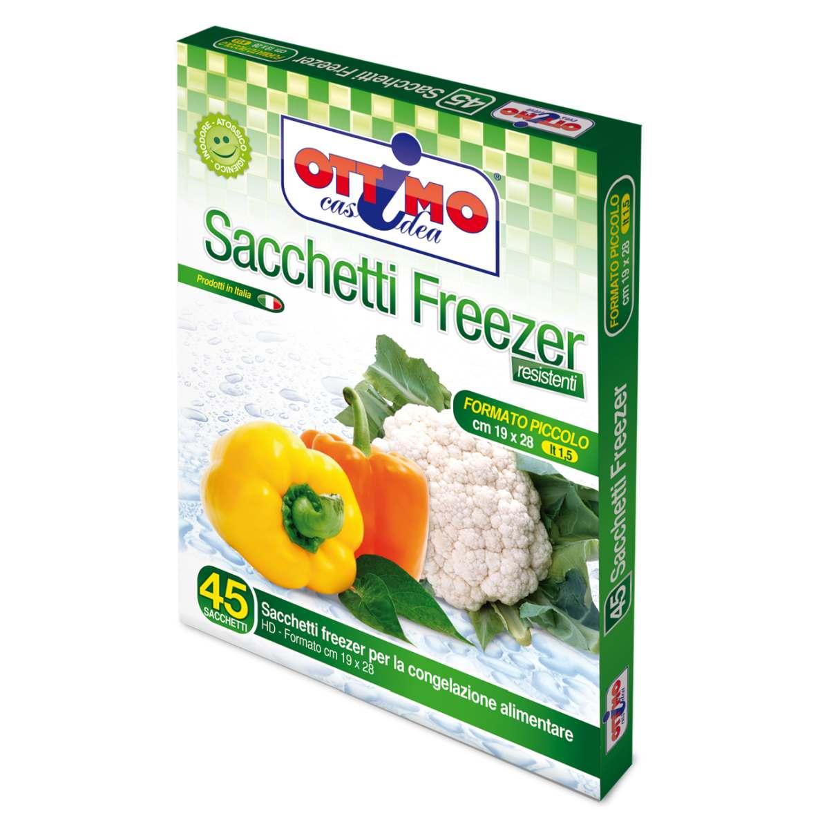 45 Buste Freezer HD/PE 19*28 OTTIMO
