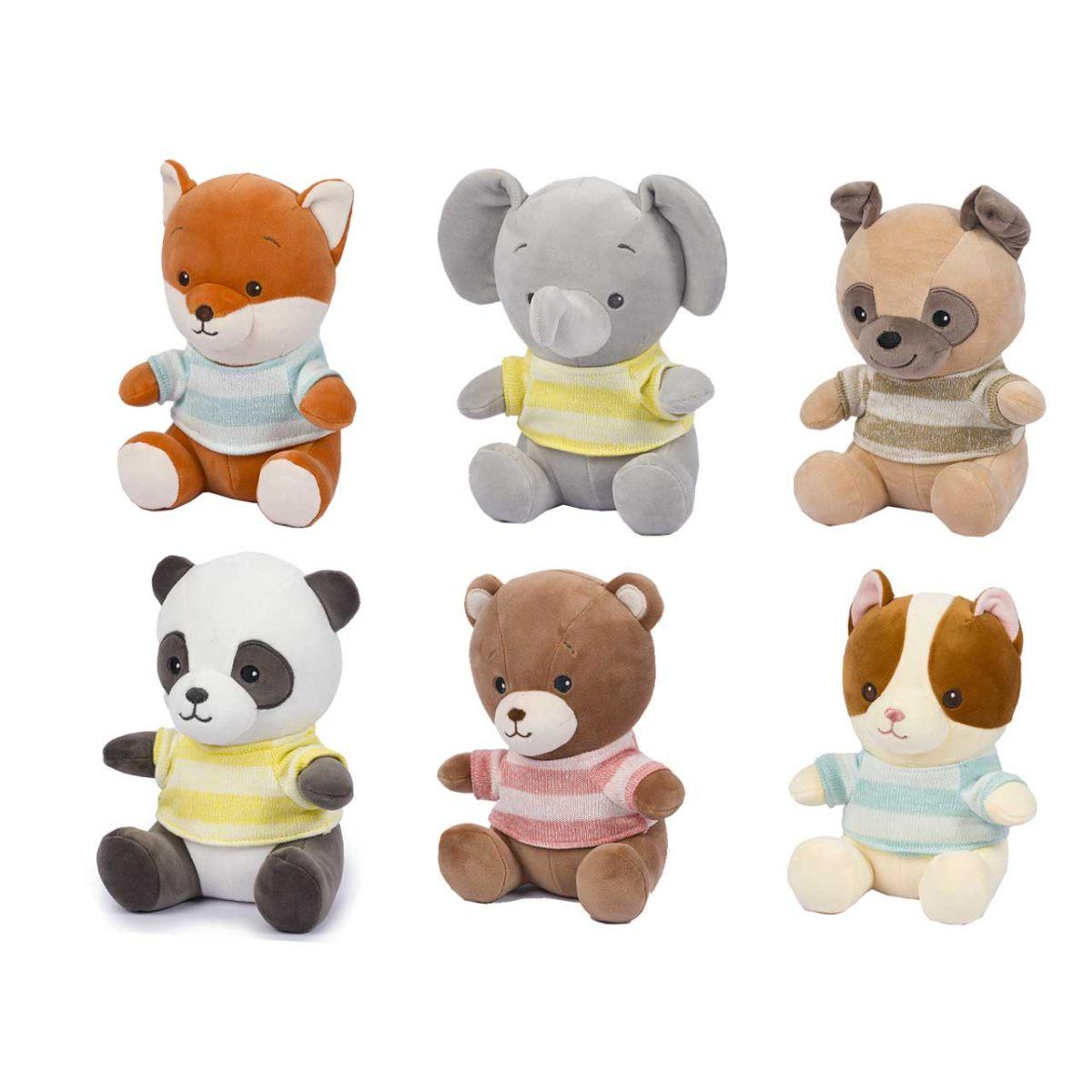 Peluche Animali 6Ass Supersoft H22