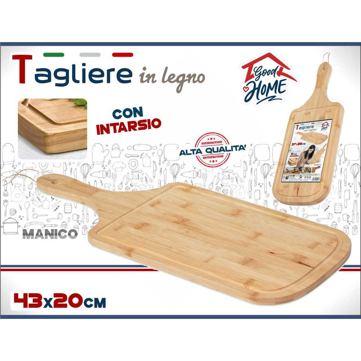 Tagliere Manico Rettangolare 43*20