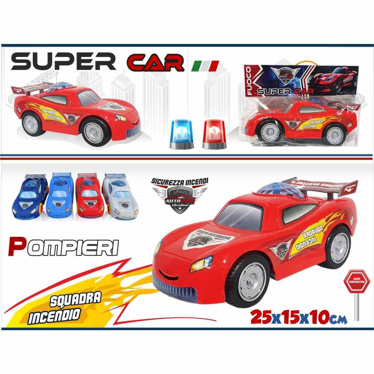 Auto Cartoon Pompieri