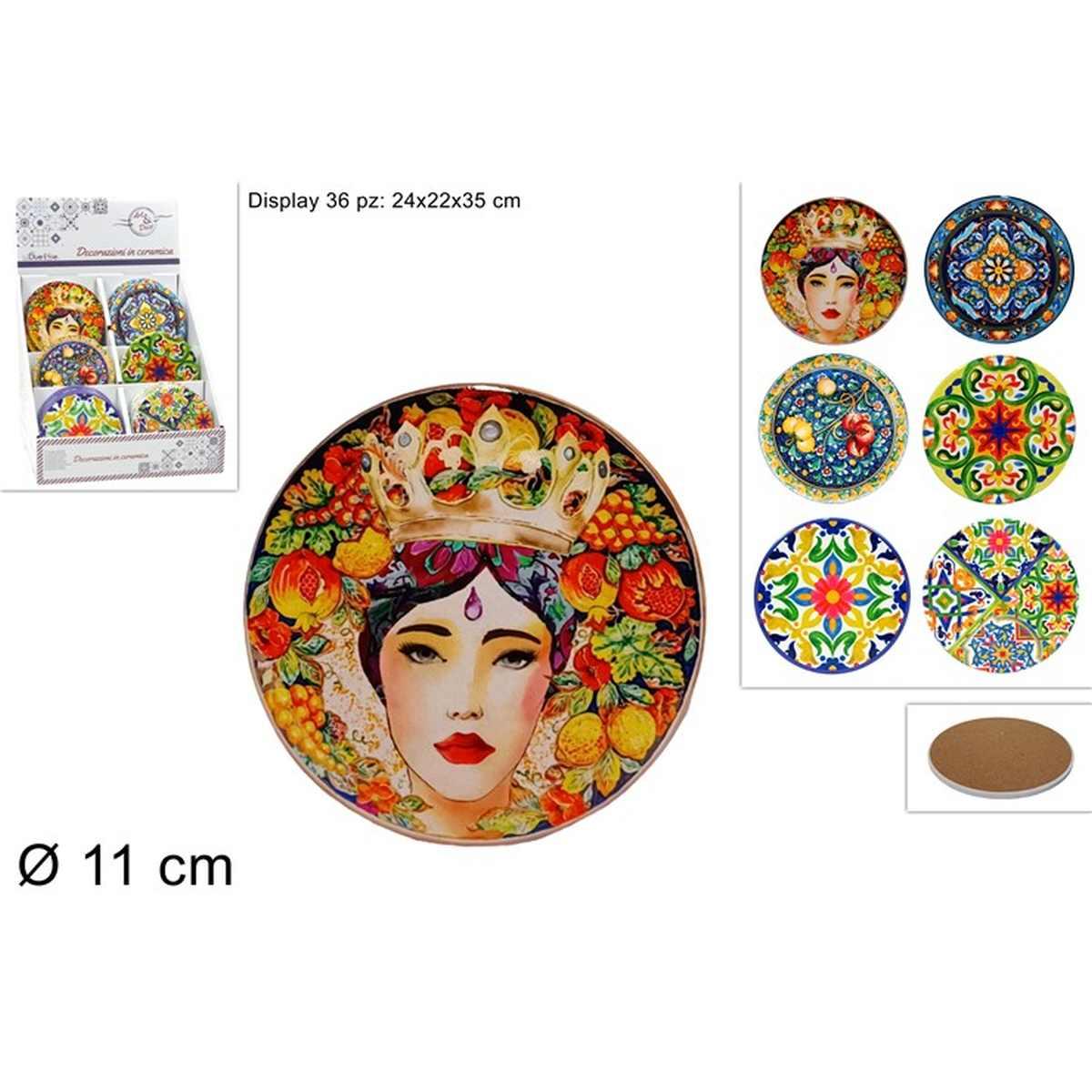 Souvenir Tondo Base Sughero 11cm