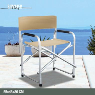 Sedia Regista Steel 600 D Beige 55*46*80