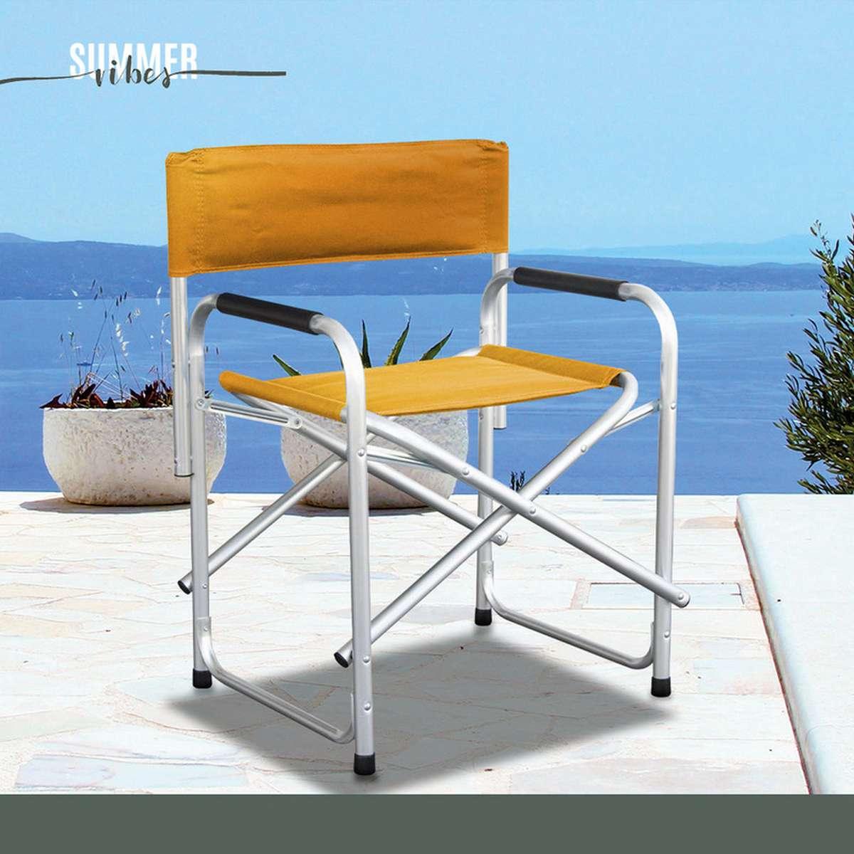 Sedia Regista Steel 600 D Peach