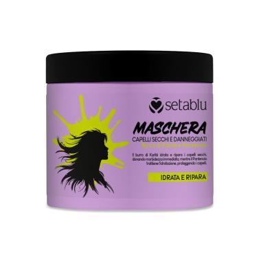 Maschera capelli danneggiati 500 ml karitè e pantenolo