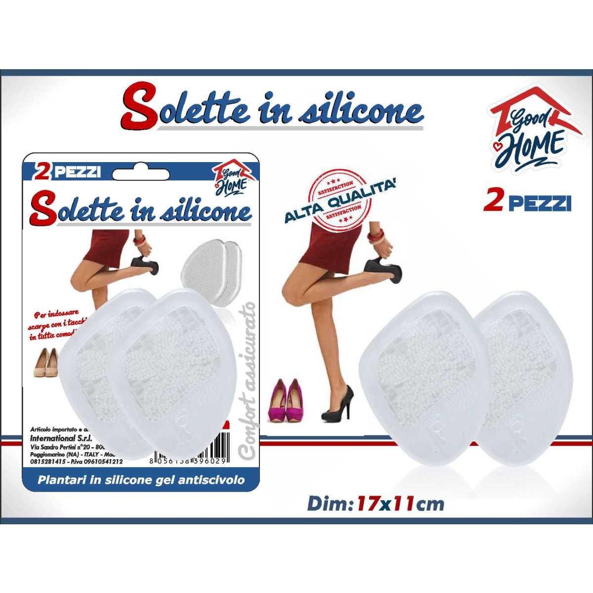 Solette silicone 2 pezzi