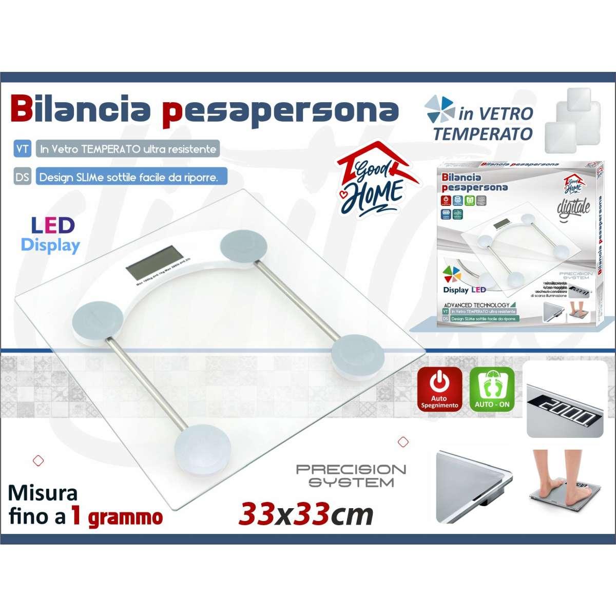 Bilancia Quadrata Trasparente