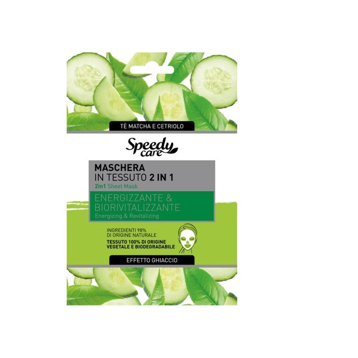 Maschera in tessuto energizzante 2 in 1