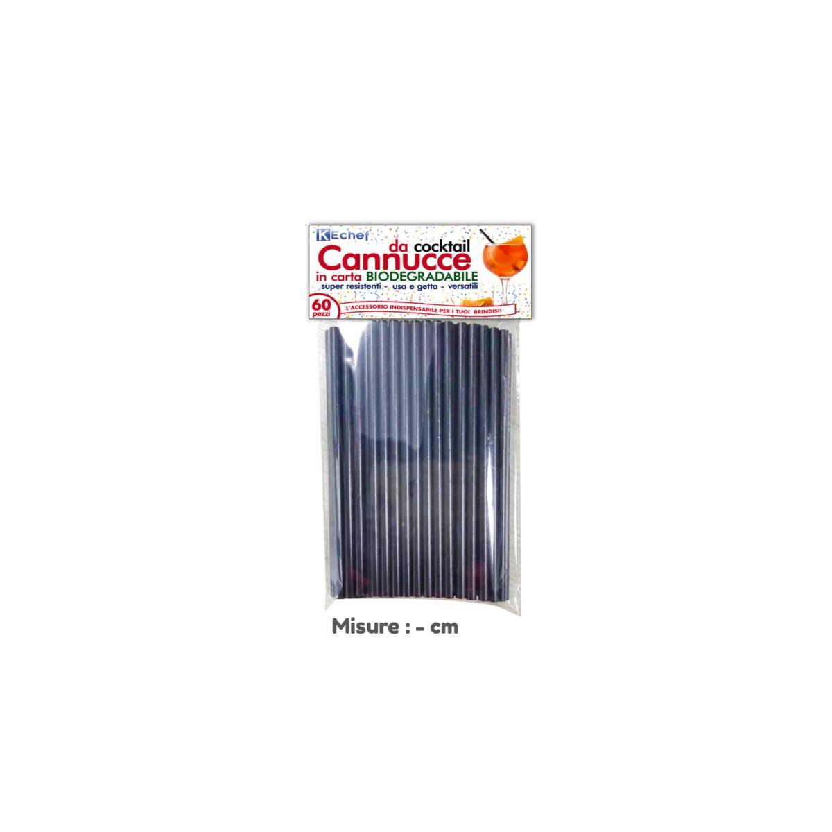 Cannucce per cocktail 60 pz