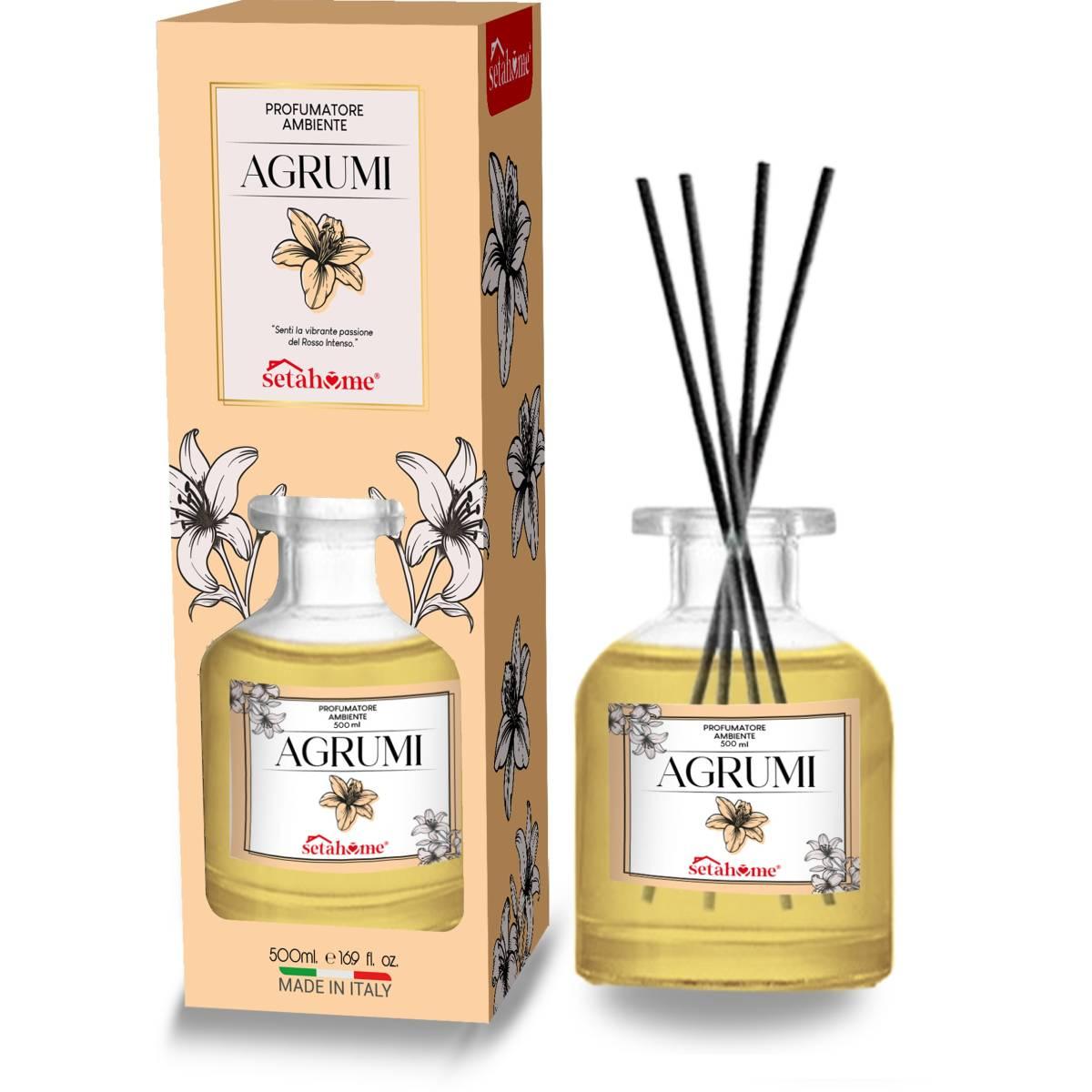 Deodorante Ambiente 500 ML Agrumi c/6 Bastonini