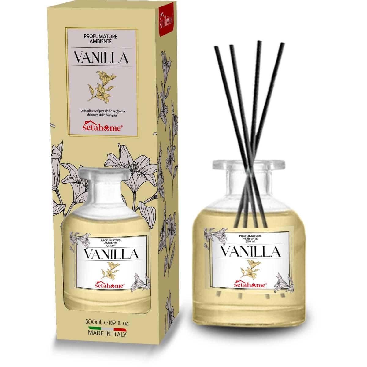 Diffusore Ambiente 500 ML Vaniglia c/6 bastoncini