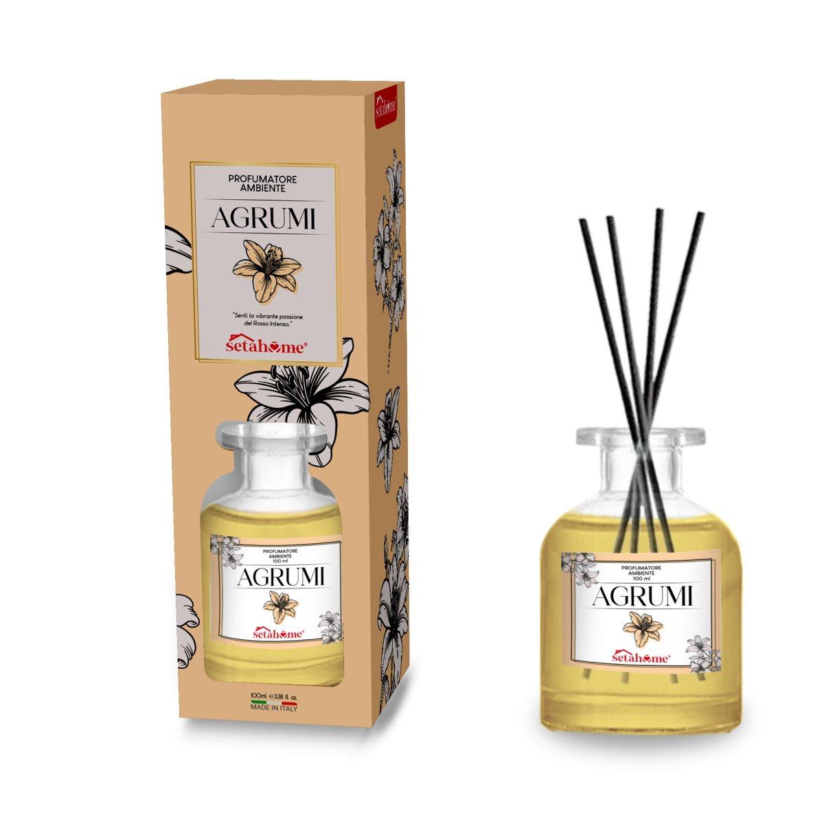 Diffusore Ambiente Agrumi 100 ML c/6bastoncini
