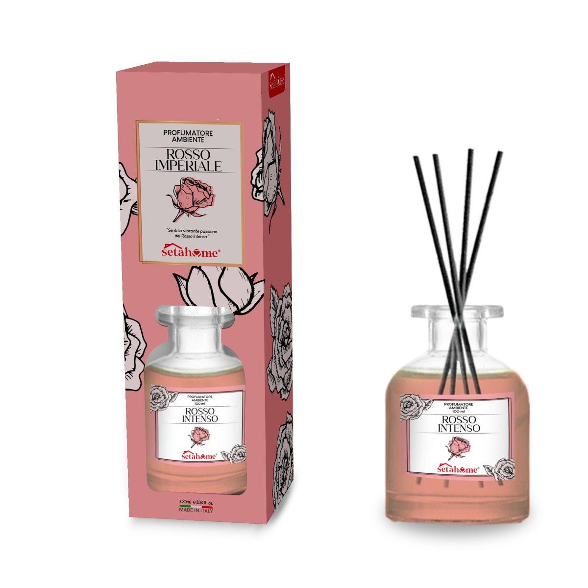 Diffusore Ambiente Rosso Intenso 100 ML c/6bastoncini