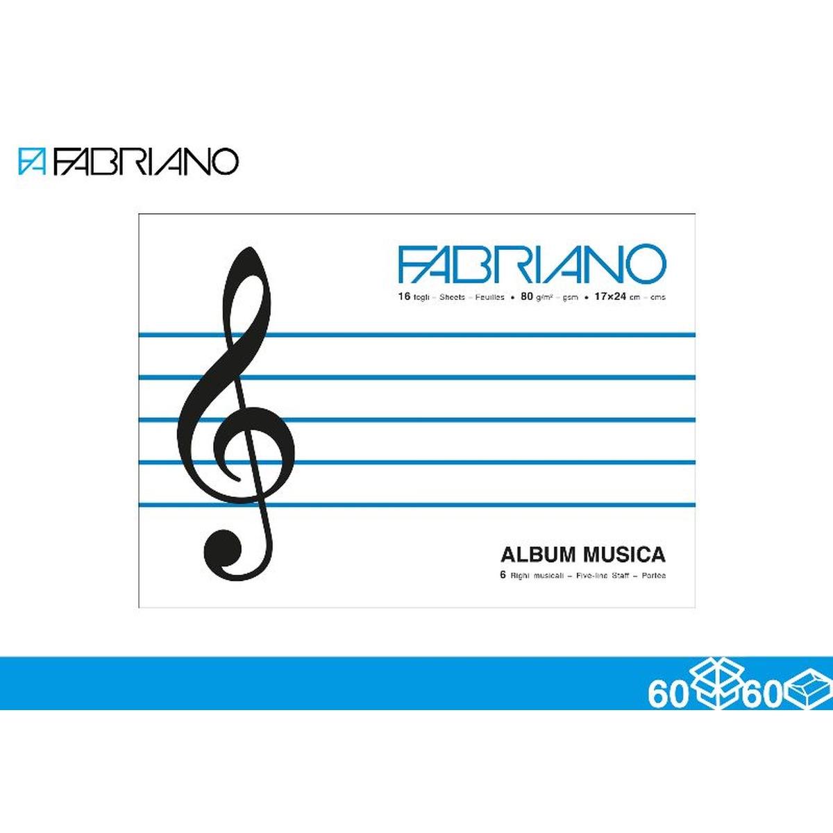 Disegno Album Musica 17*24 80 gr. Pentagrammato