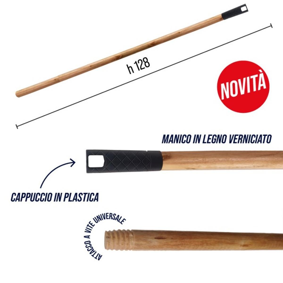Manico Legno Verniciato 128 cm