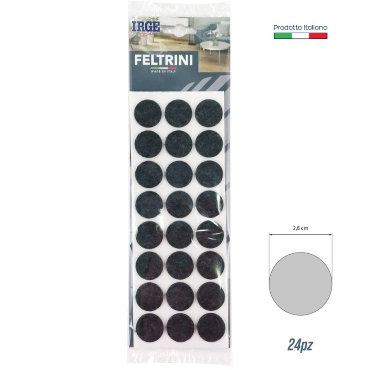 Feltrini maxi d.28 24 pz rotondi