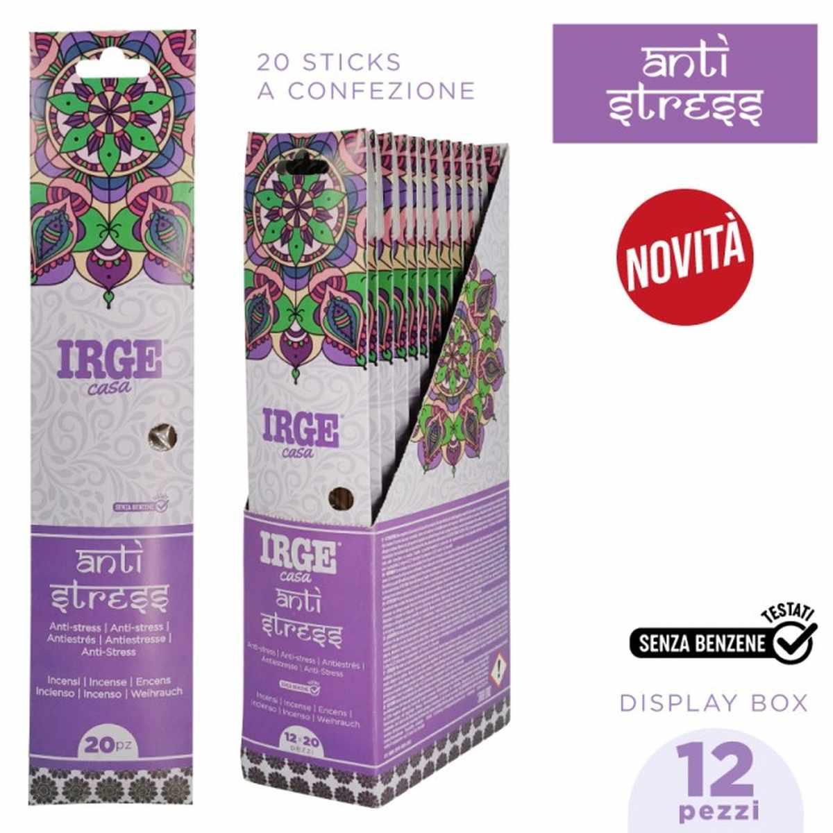 Incenso Antistress 20 stick