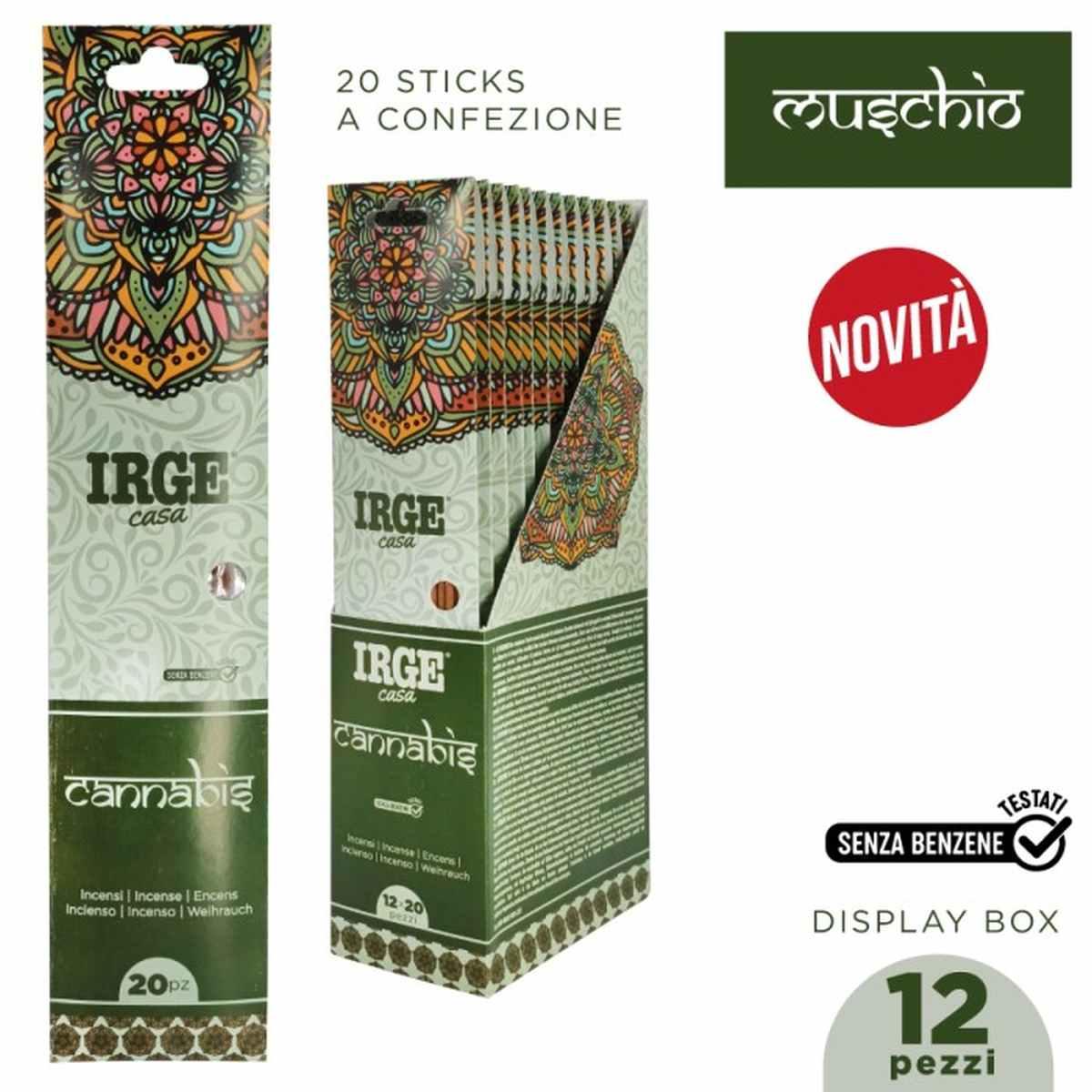 Incenso Cannabis  20 stick