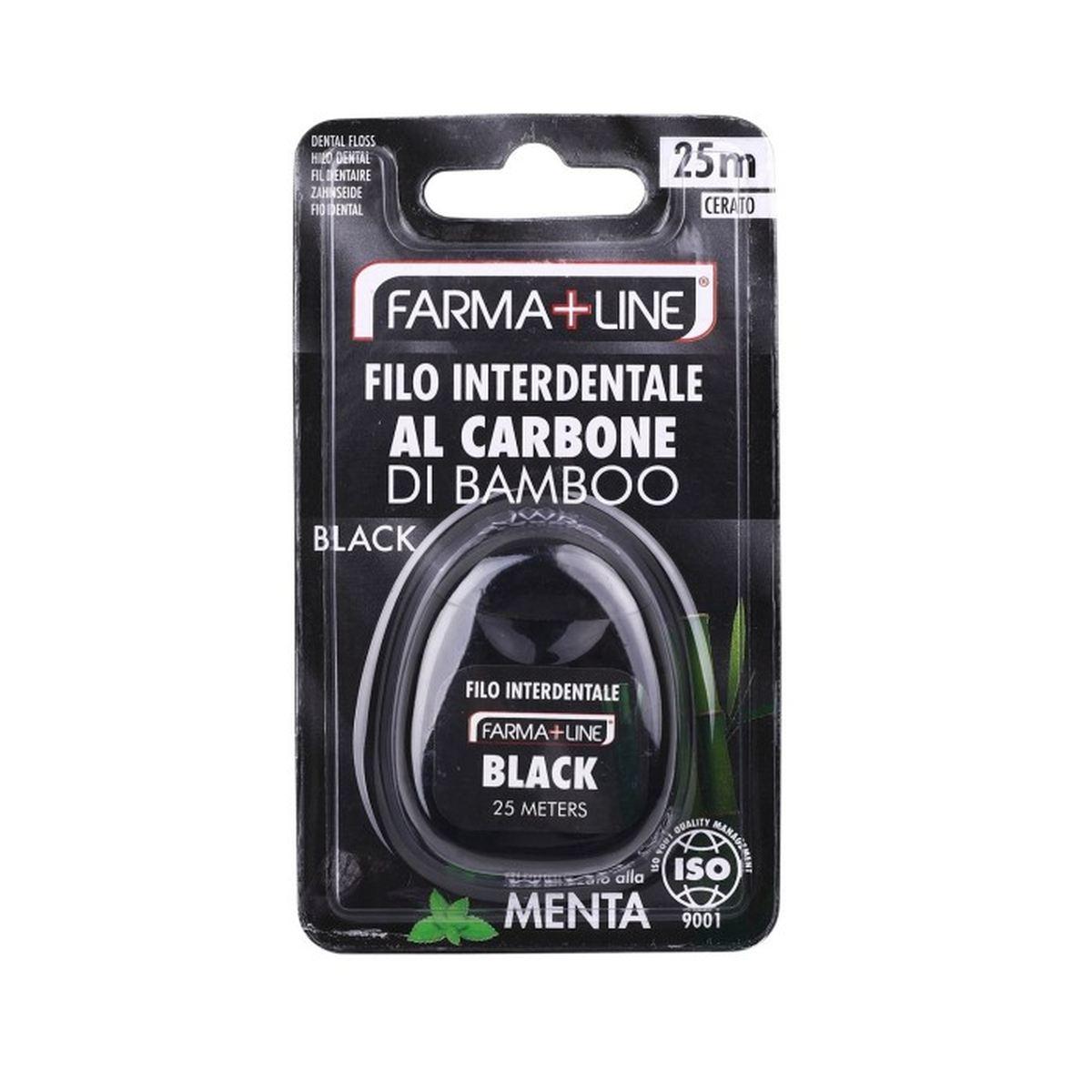 Filo Interdentale nero 25 MT farmaline