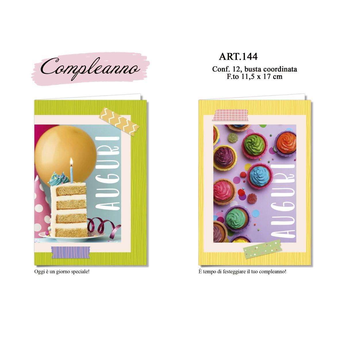 Biglietti Compleanno Emozioni a colori ASS