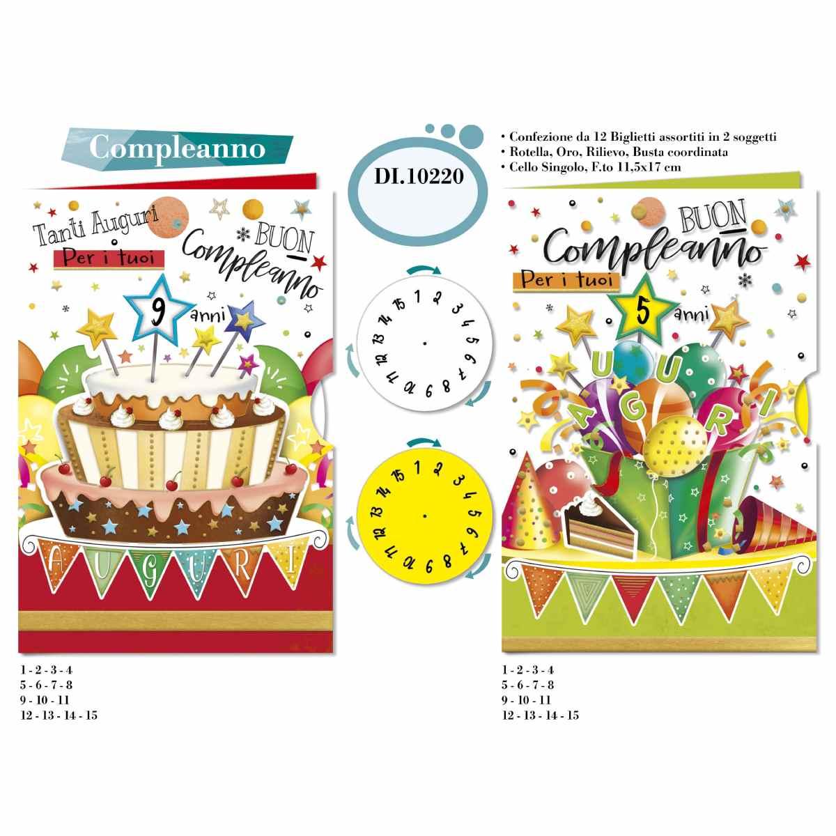 Biglietti Compleanno Bambini I Discoli
