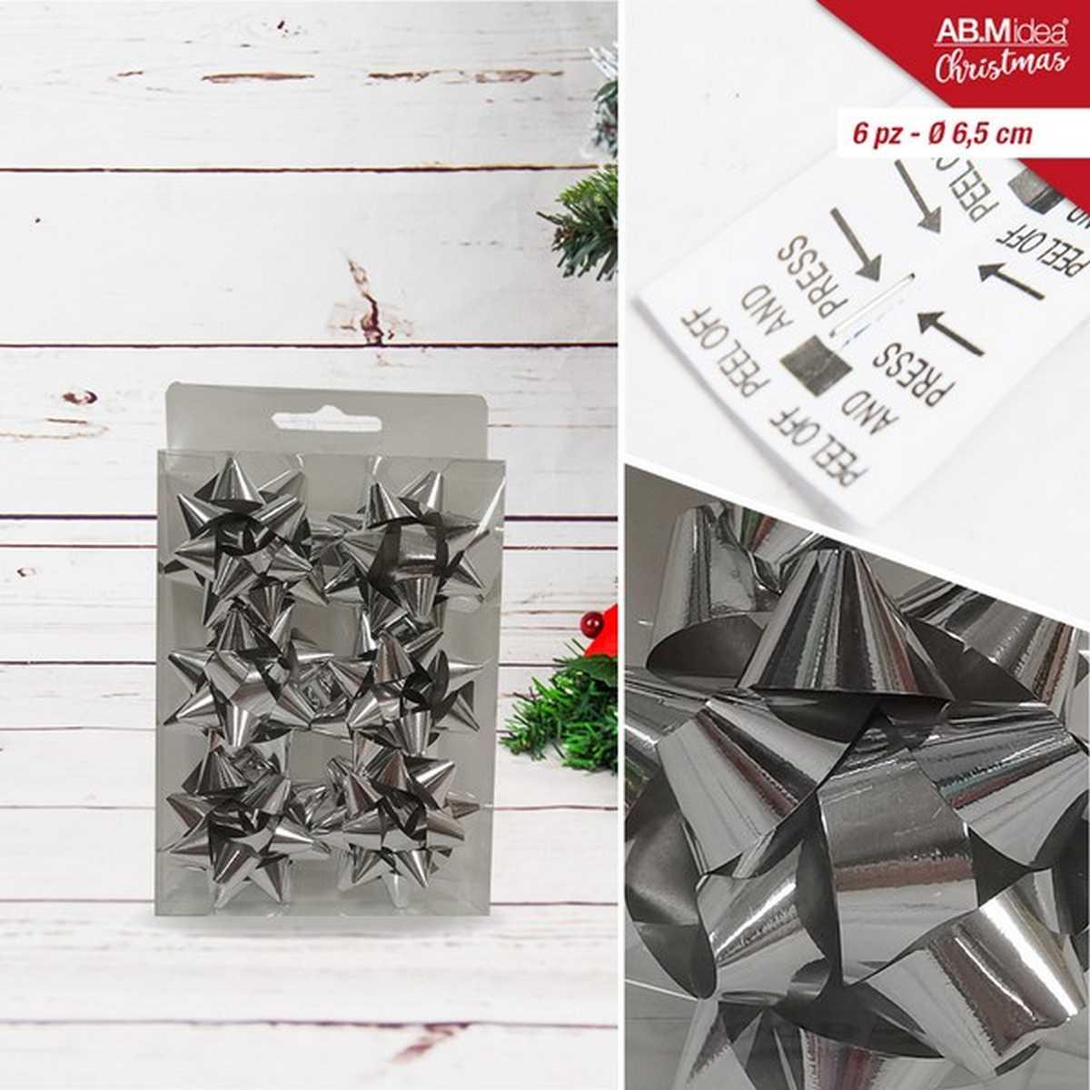 Coccarde 6,5 6pz Silver