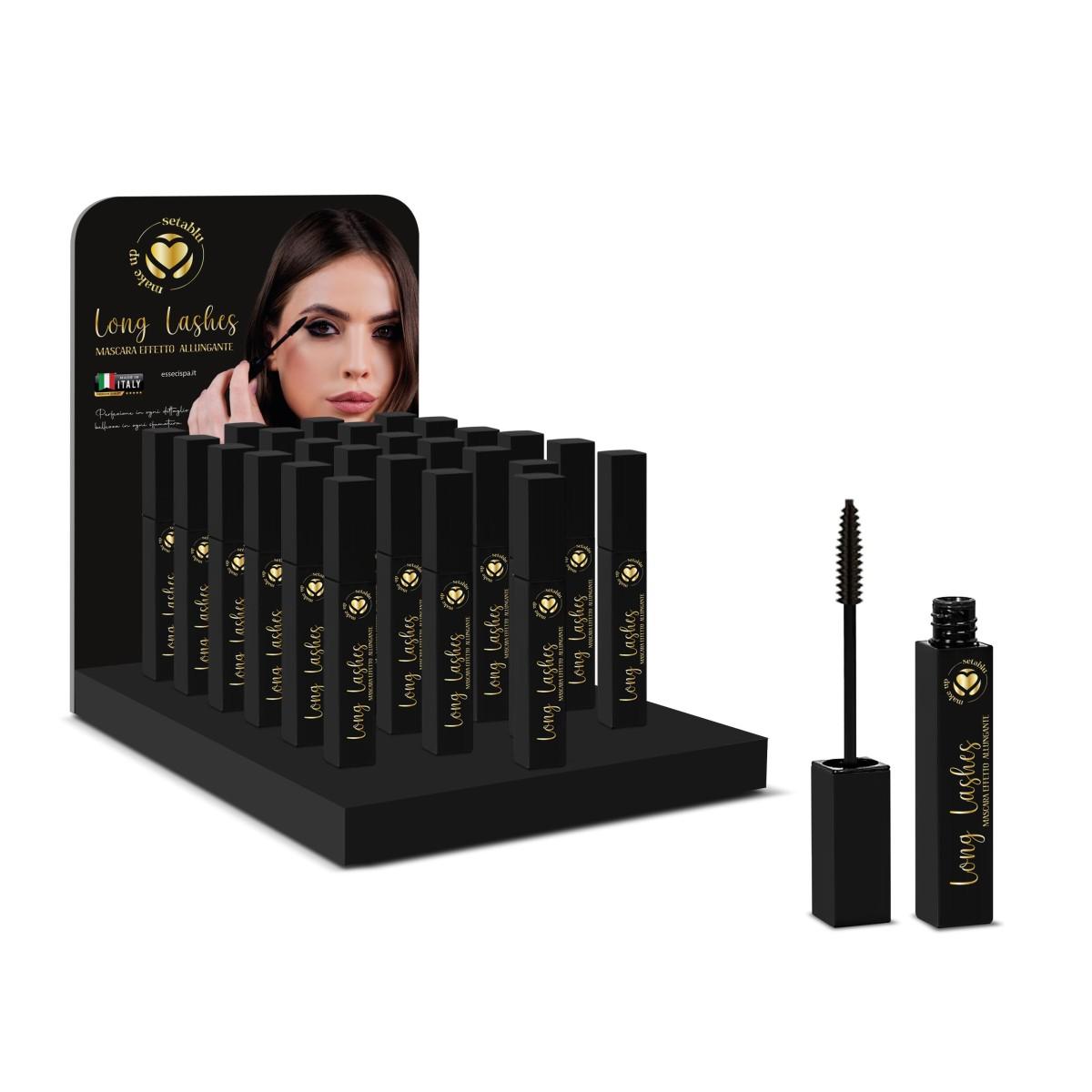 Mascara Long Lashes 24 pz + Tester