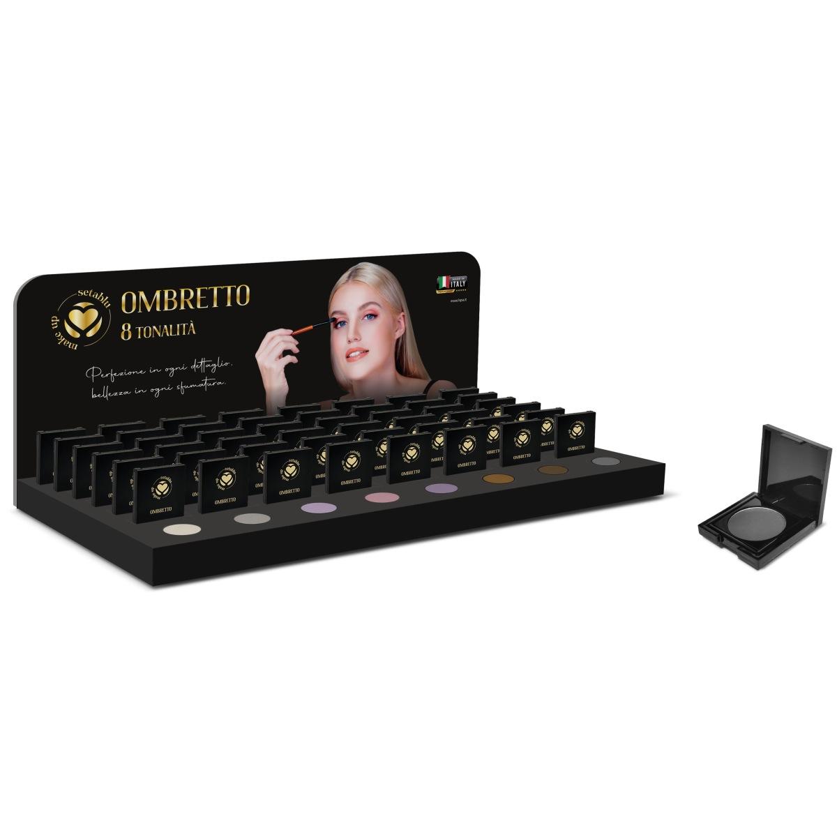 Ombretti 8 colorazioni 48 pz + Tester