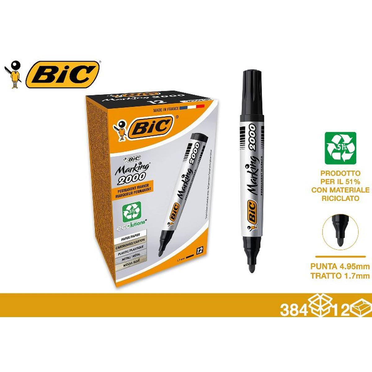 Marker Bic Eco 2000 Tondo Nero