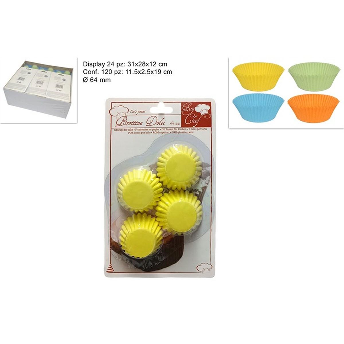 Pirottini Dolci Carta 64mm 120pz
