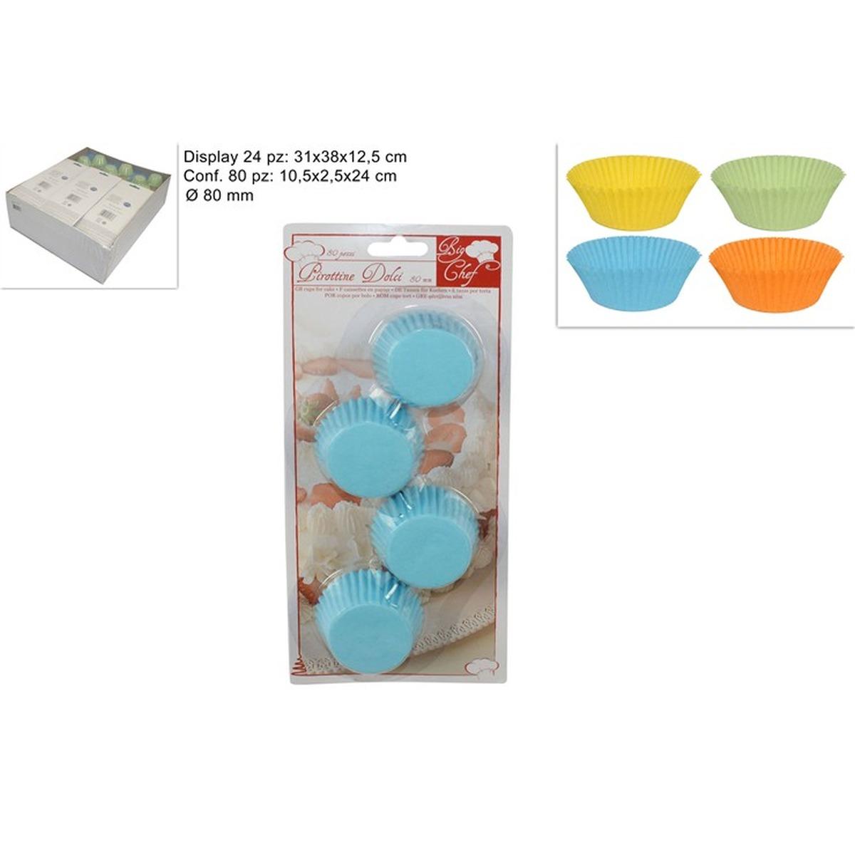 Pirottini Dolci Carta 80 mm 80pz