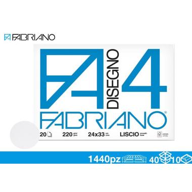 Blocco Disegno F4 24x33 Liscio 20 FF