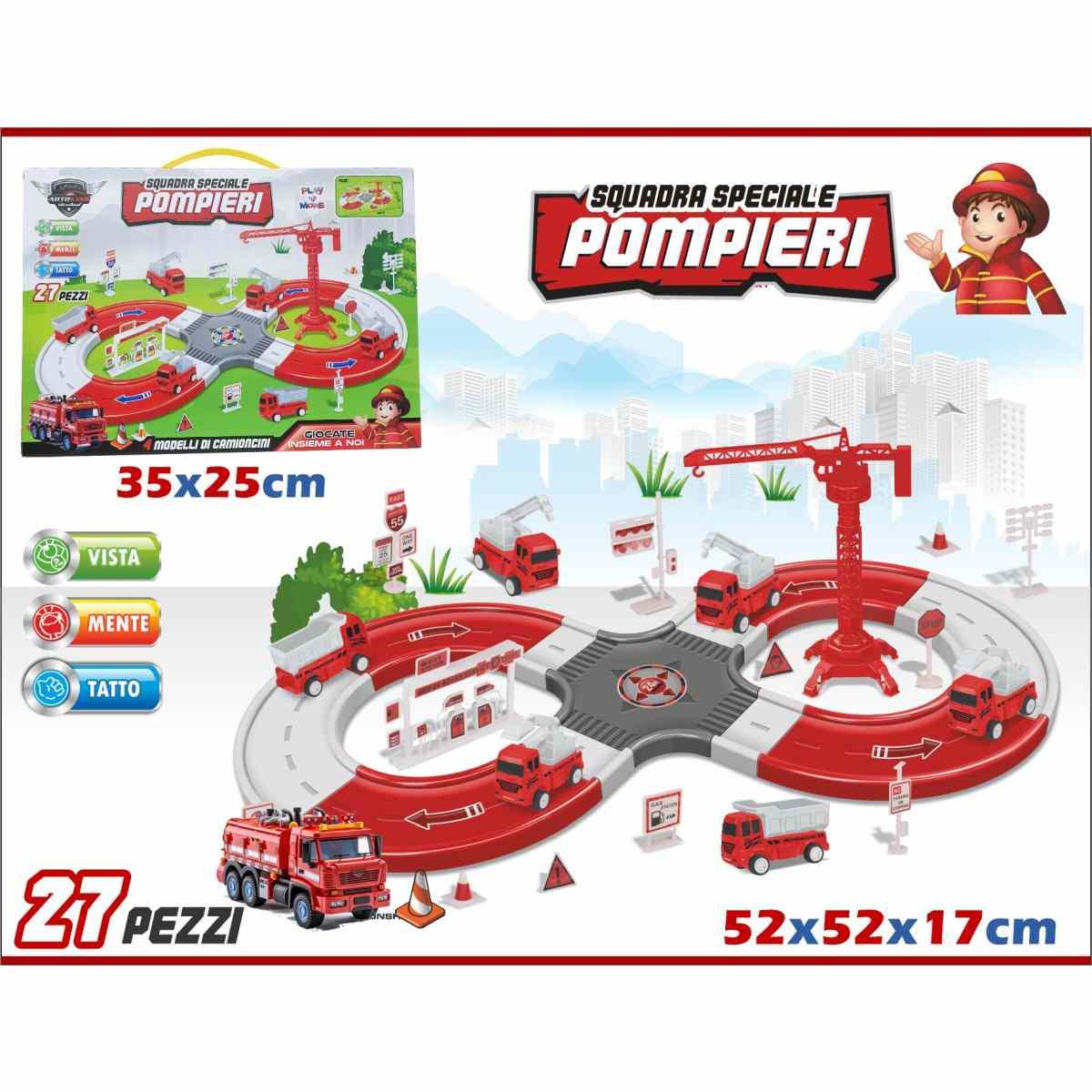 Circuito Pista C/Camion Pompieri