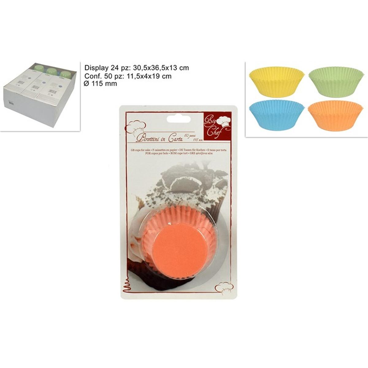 Pirottini Dolci Carta 115 mm 50pz Col