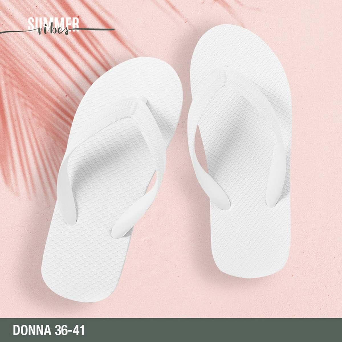 Infradito Donna 36/41 Bianco