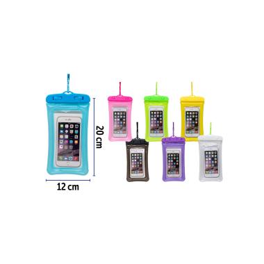 Custodia Impermeabile Cellulare 20x12cm 8Ass
