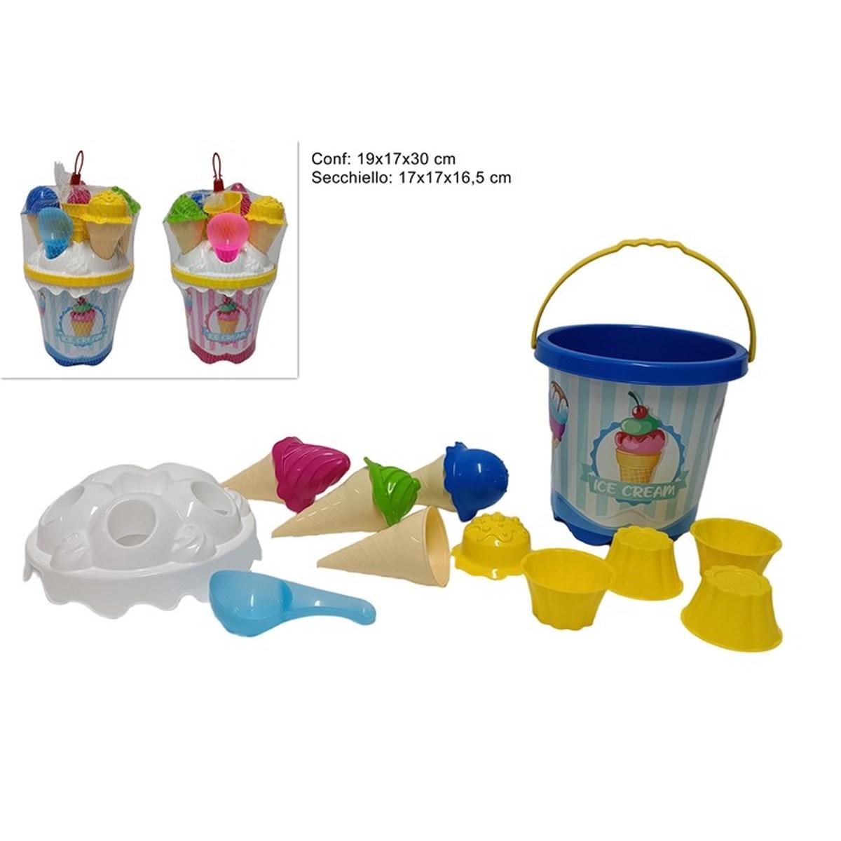 Secchiello Mare 17 cm C/Acc Gelati