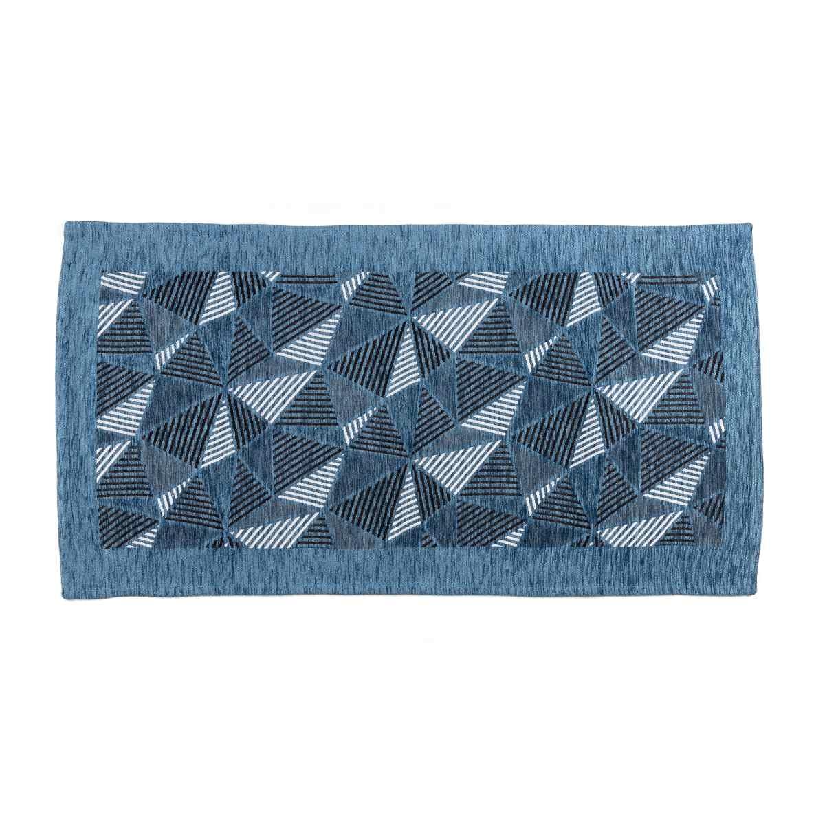 Tappeto Geo 55*85 Azzurro