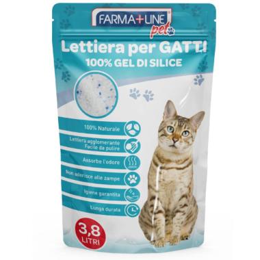 Lettiera Gatti Gel di Silice 3,8Lt