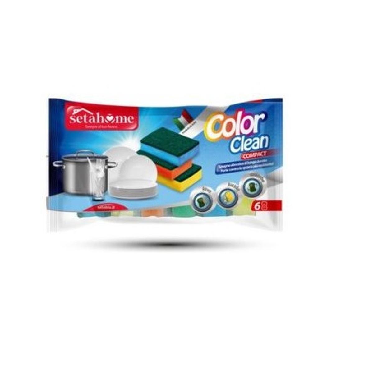 Spugna Colour Clean 6pz