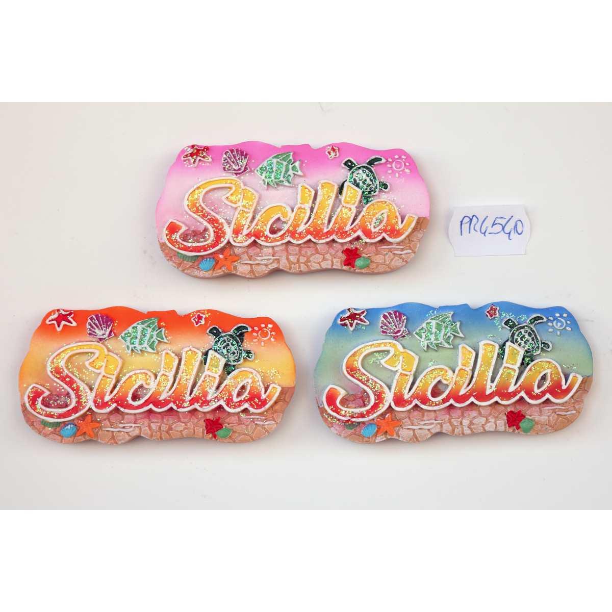 Magnete Sicilia Glitter