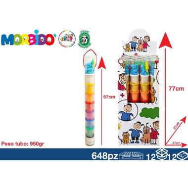 Plastilina in Barattolo 85Gr 8pz 57cm