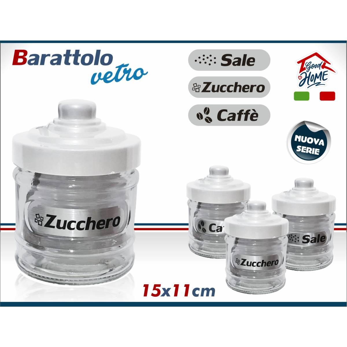 Barattolo Tappo Bianco