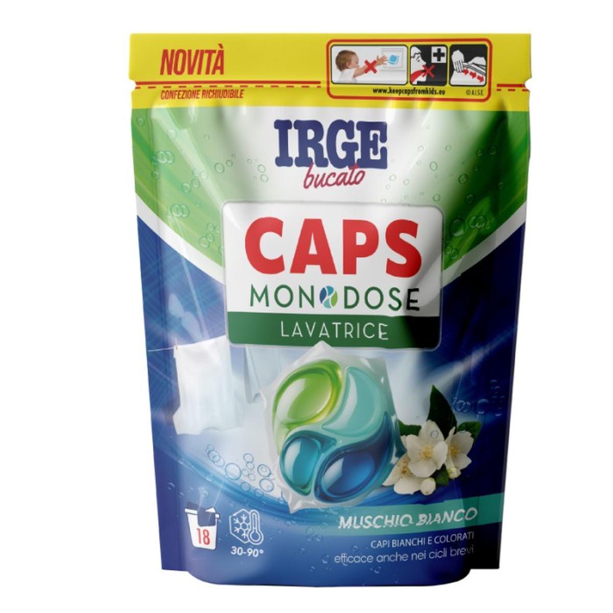 Pods Lavatrice 18pz Muschio Bianco