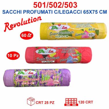 Sacco Patt. 65*75 Fragola 10pz
