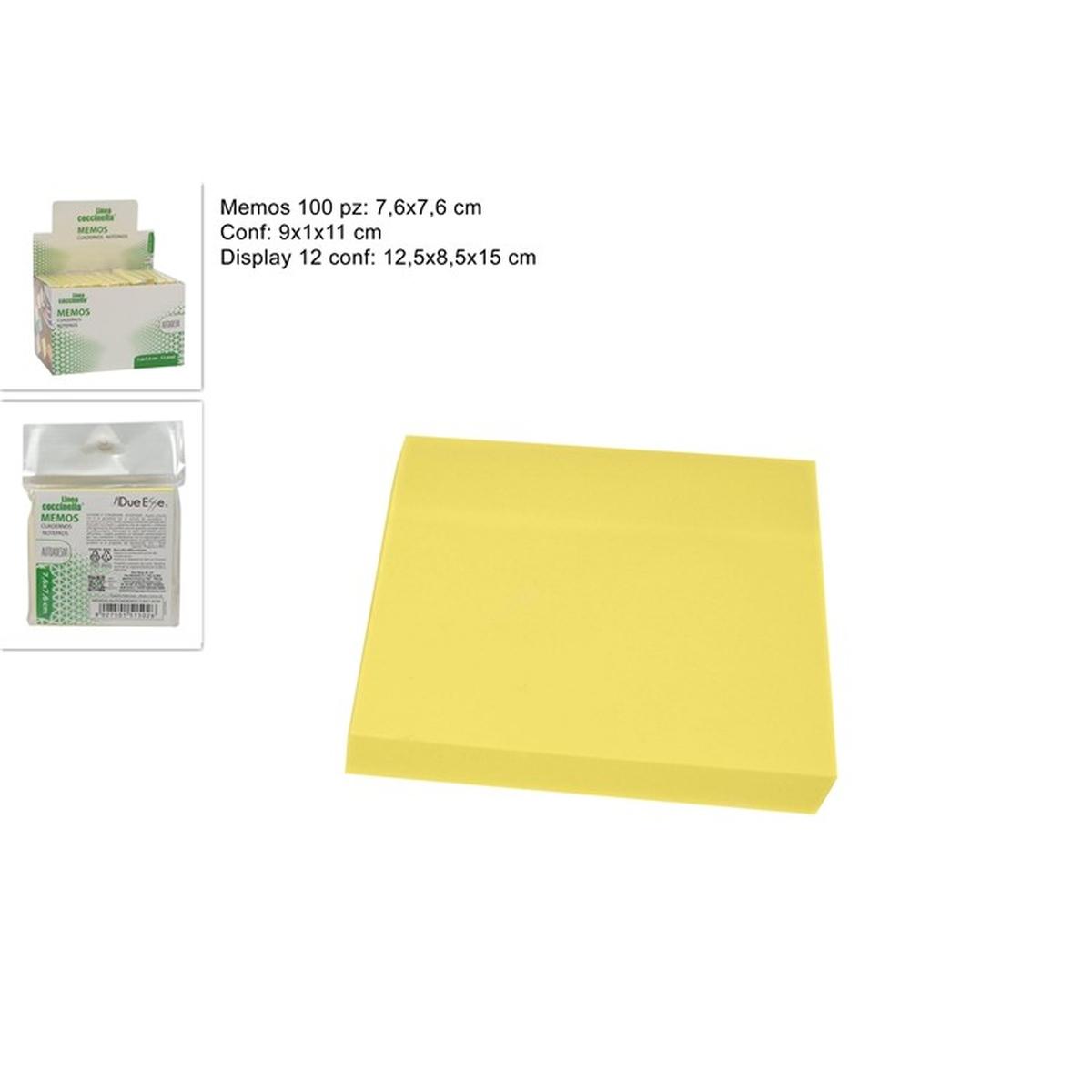 Post It Memos 7,6*6 100pz