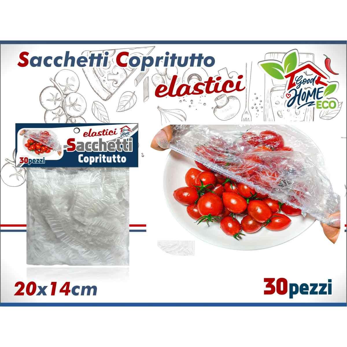 Sacchetti Elastici Copri Vivande 30pz