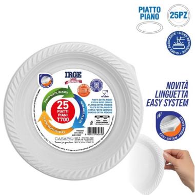 Piatti Piani 22cm 25pz