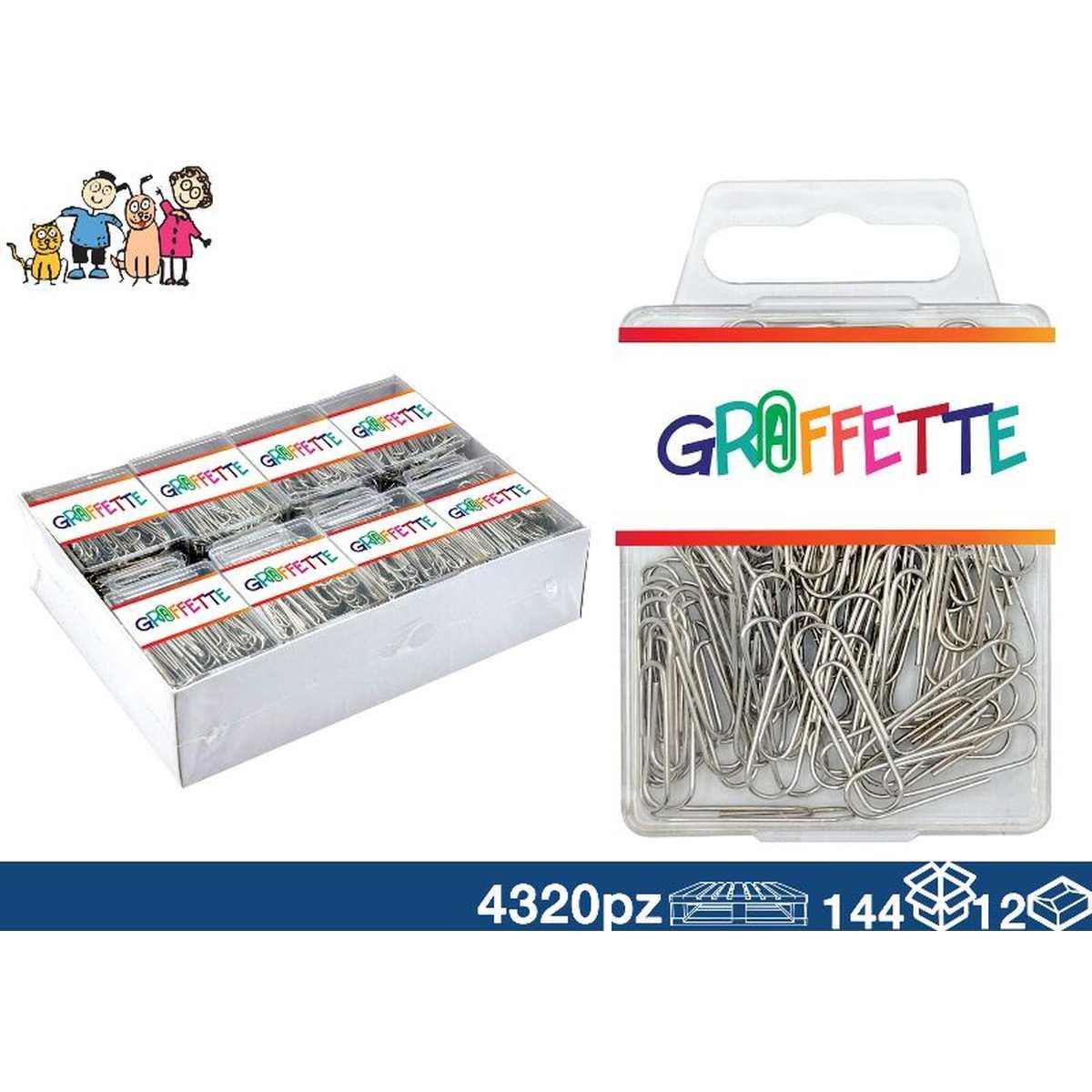 Graffette 28 MM 70 pz box Metal
